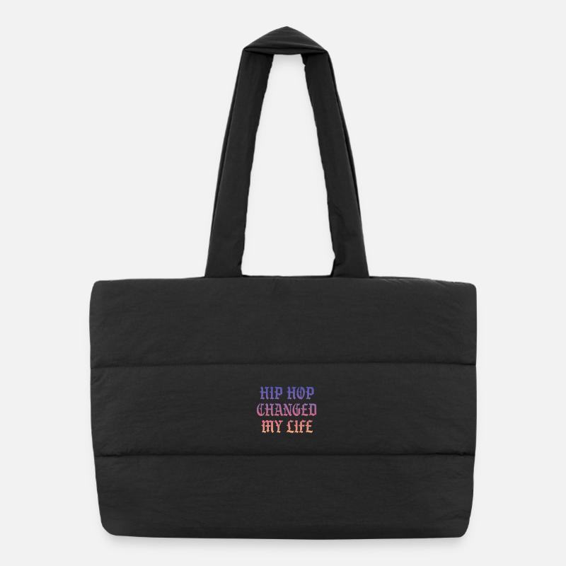 Le Hip Hop a changé ma vie Sac shopping matelassé