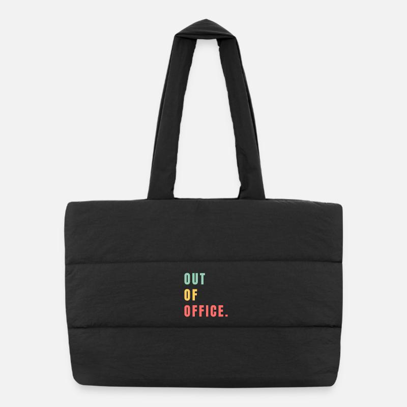 Absent du bureau Sac shopping matelassé