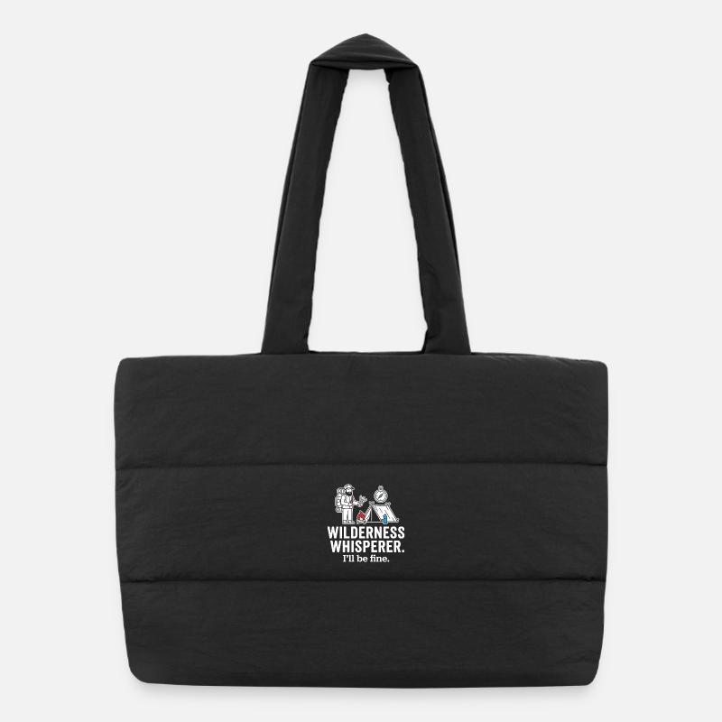 Aventure de camping Whisperer en pleine nature Sac shopping matelassé