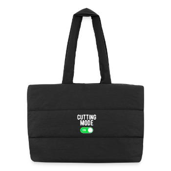 Cutting Mode On GYM Palestra Cut Fitness - Puffer Shopping Bag - black - Front