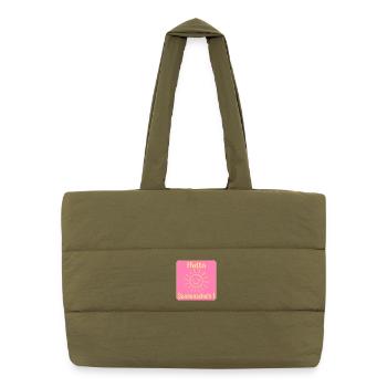 Bonjour rayon de soleil - Sac shopping matelassé - safari green - Devant
