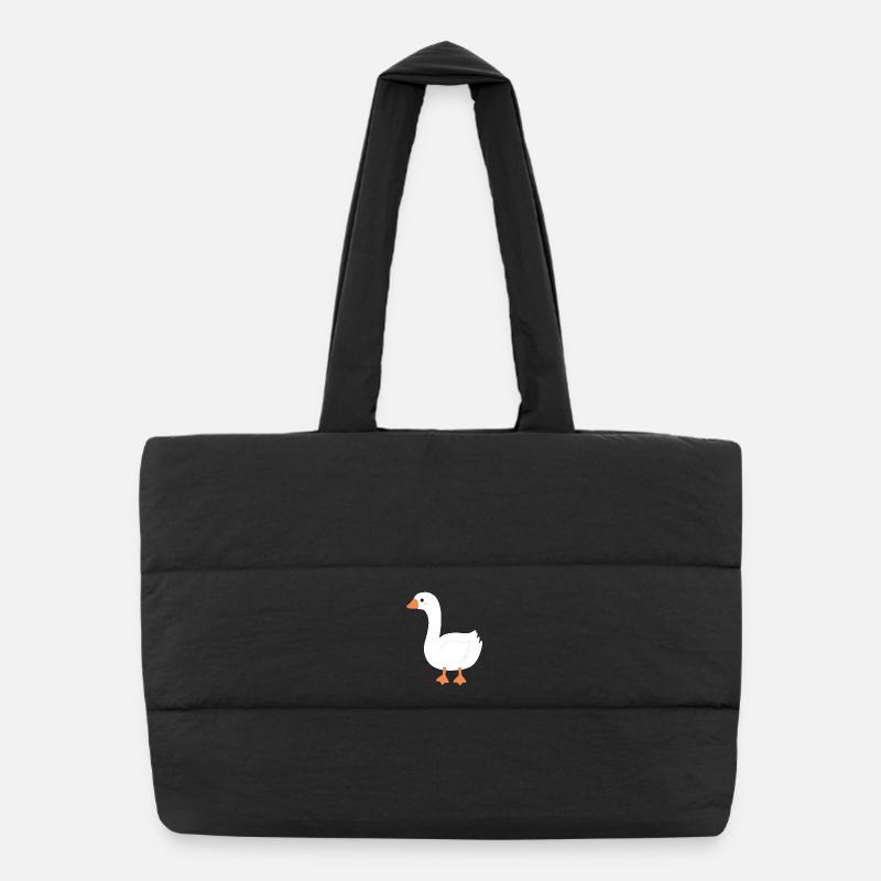 Bec d’Orange de dessin animé Oie Sac shopping matelassé