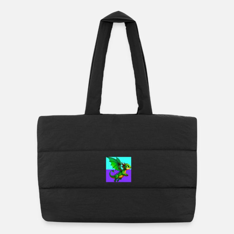 dragon Puffer Shopping Bag
