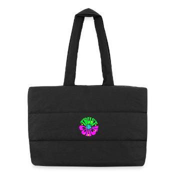 Tennis Trainer Shirt, Trust the Coach hoodie - Puffer Shopping Bag - black - Front