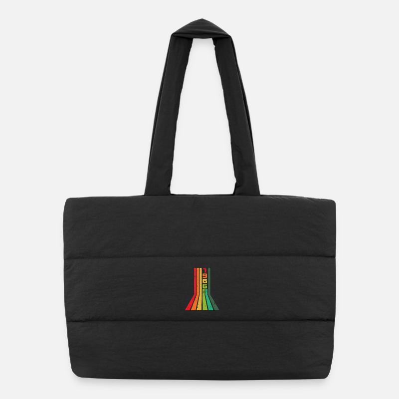 Vintage 1966 60th Birthday Puffer Shopping Bag