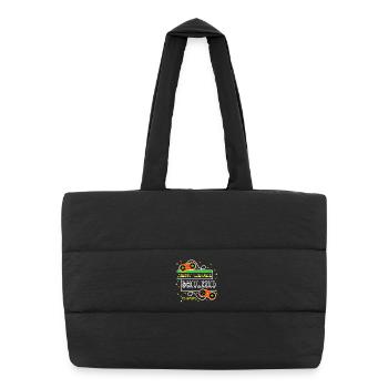 Next Level: Schoolchild 2026 Gaming School Enrollment - Puffer Shopping Bag - black - Front