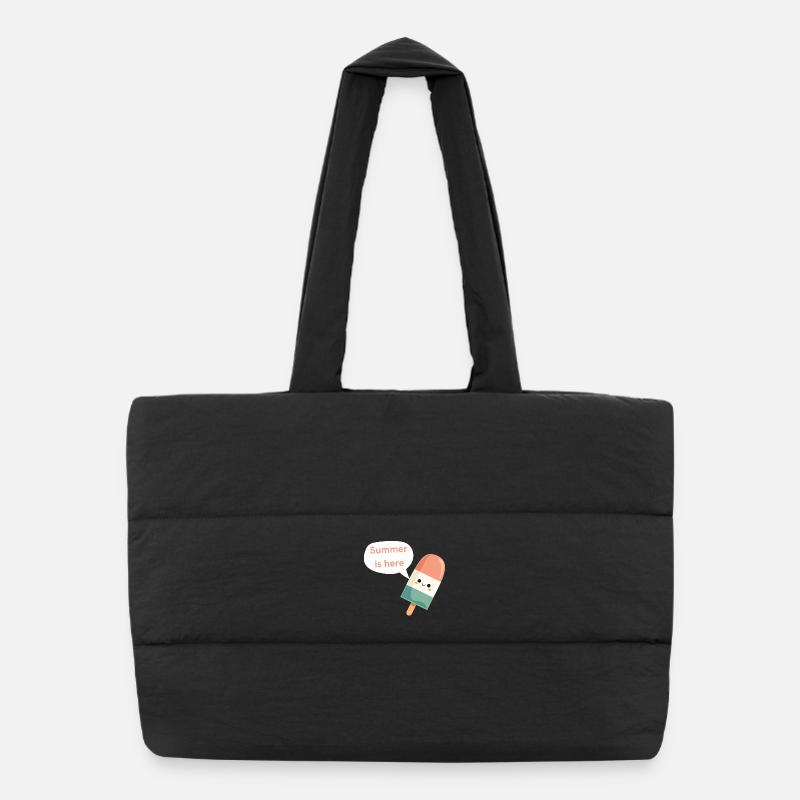 L’été est là Sac shopping matelassé