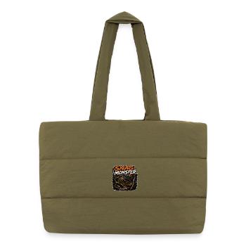 Snag Monster Karpfenfischen-Design - Puffer-Einkaufstasche - safari Green - Vorne