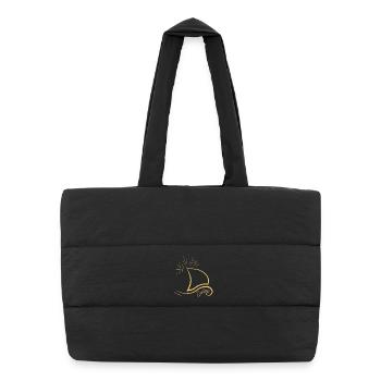 Sailing Minimalist - Sailing Yachting T-Shirt - Puffer Shopping Bag - black - Front