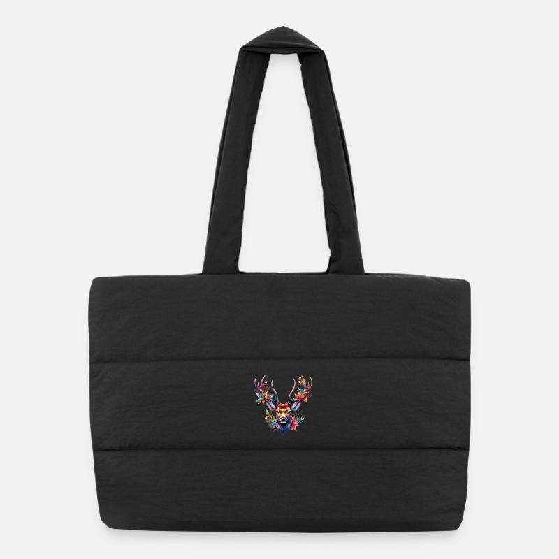 Deer Puffer Shopping Bag