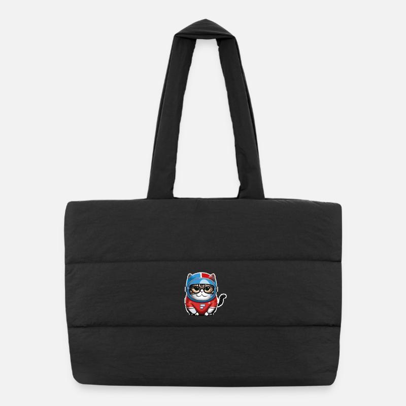 Katze Weltraum, astronaute de Space Cat Sac shopping matelassé