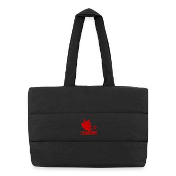 Luftikus - Sac shopping matelassé - noir - Devant