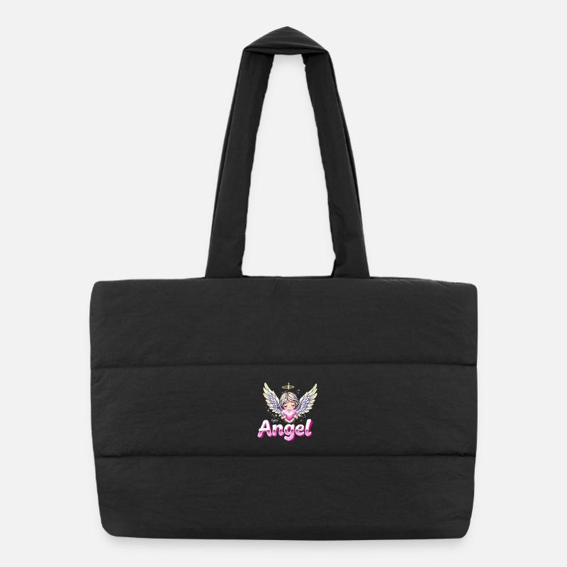 Y2K Rétro – Cyber Angel Sac shopping matelassé