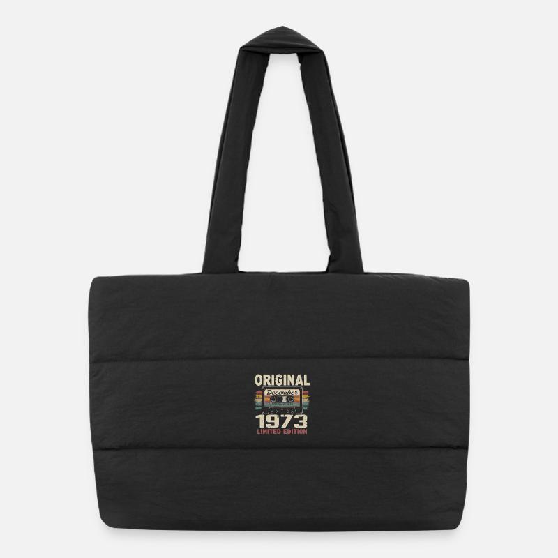 Cadeau D'anniversaire Décembre 1973 Sac shopping matelassé