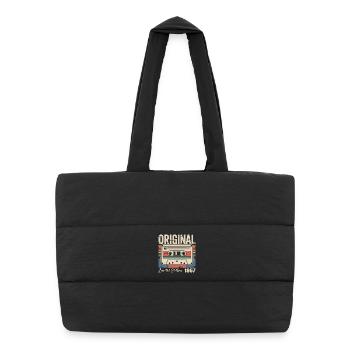 59th Anniversary - Vintage Gift 1967 - Puffer Shopping Bag - black - Front