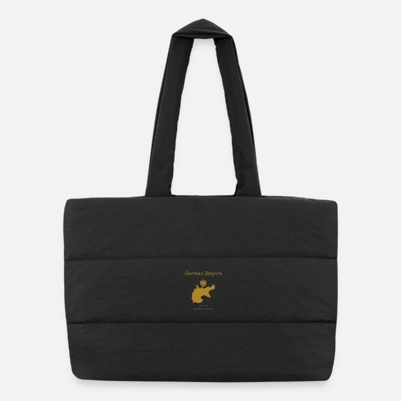 German Empire - Puffer Shopping Bag - black