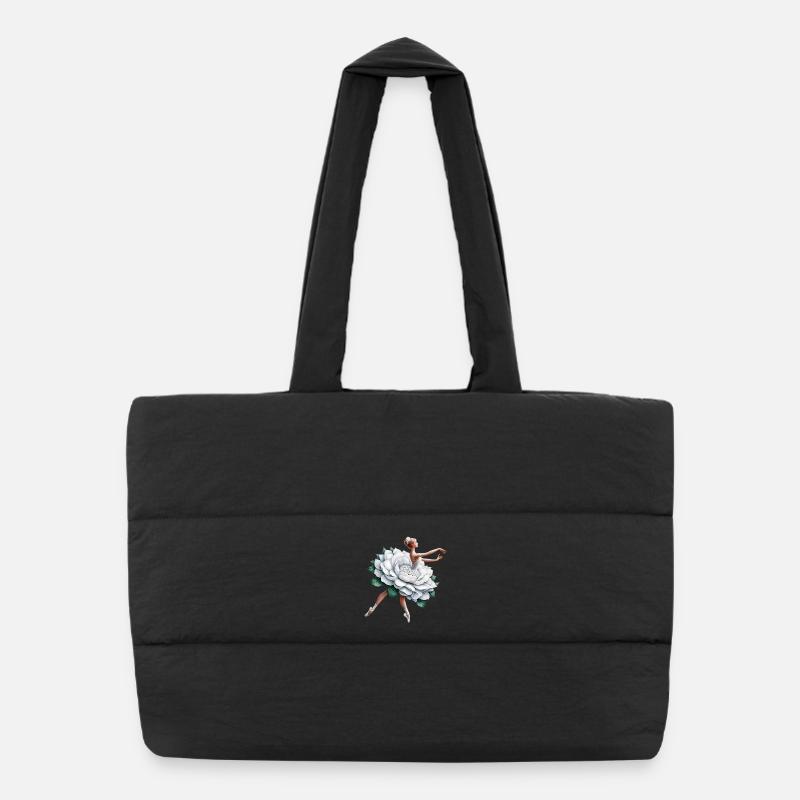 Danseuse de ballet avec tutu Sac shopping matelassé