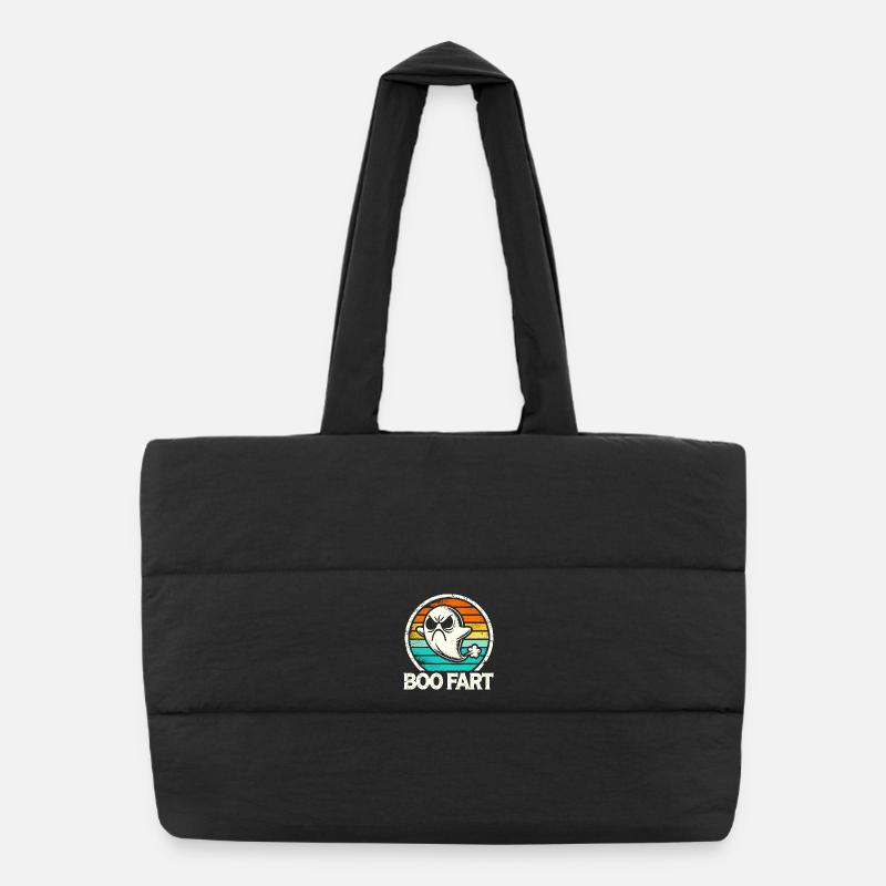 Pets de fantômes drôles – Halloween Fun Sac shopping matelassé