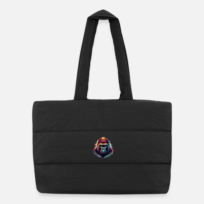 Gorilla Puffer Shopping Bag