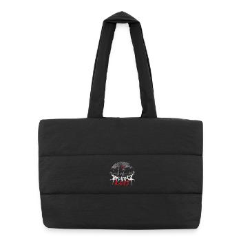 Bloodlust Wolf Pack - Puffer-Einkaufstasche - Schwarz - Vorne