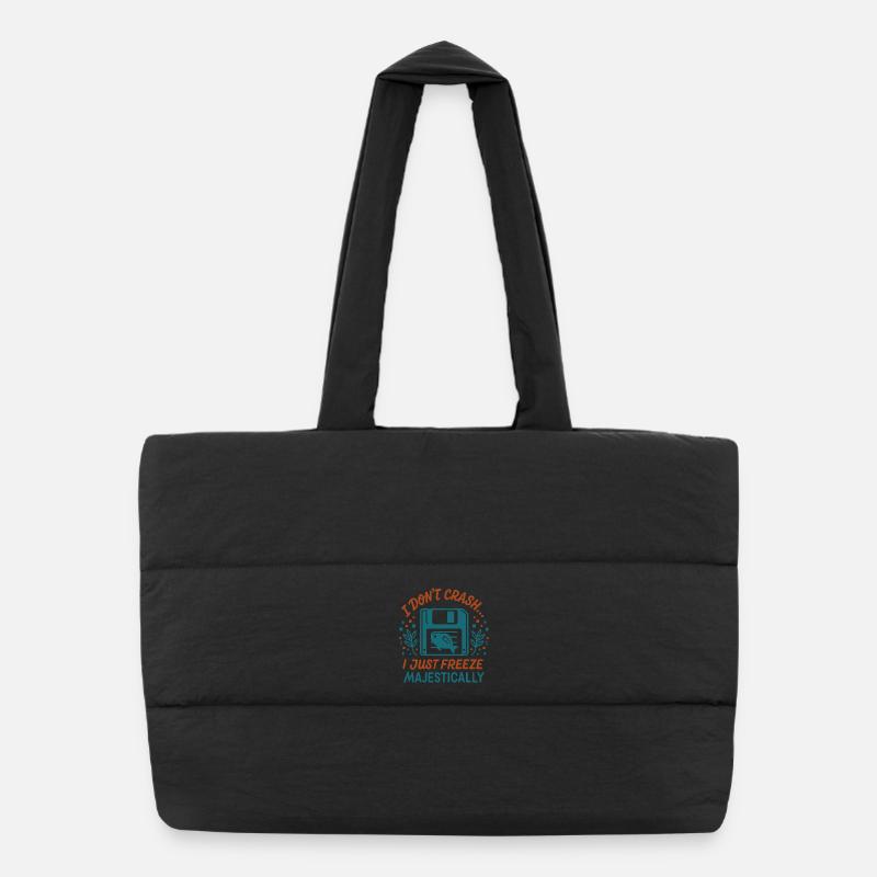 Majestic tech crash Puffer Shopping Bag