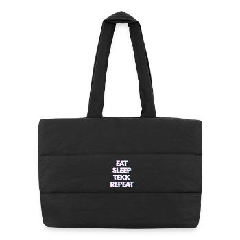 Hardtekk Tekk - Sac shopping matelassé - noir - Devant