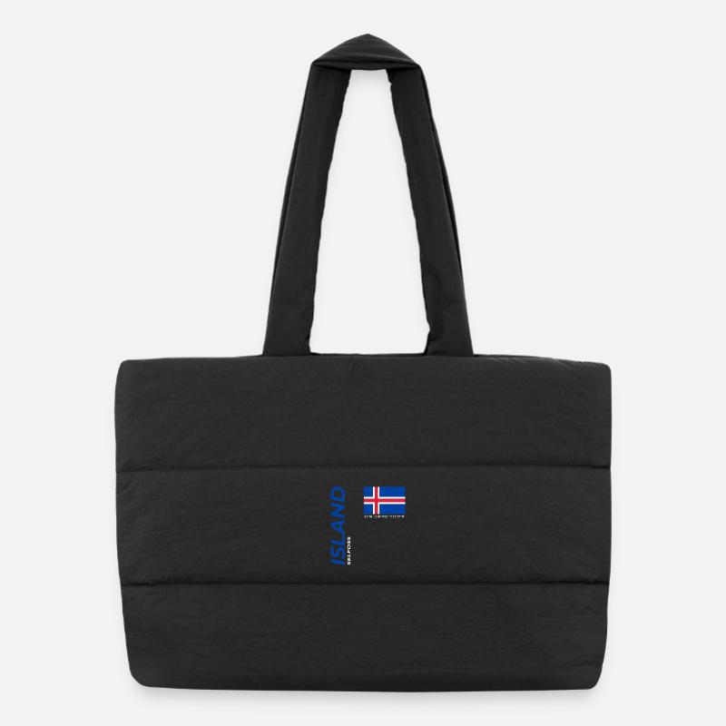auto-désir - Sac shopping matelassé - noir