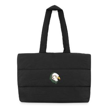 Eagle Head - Puffer Shopping Bag - black - Front