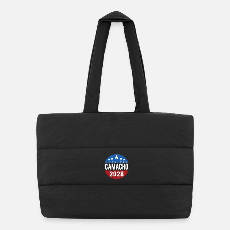 Votez Camacho 2028 Parodie Drôle Drôle Sac shopping matelassé