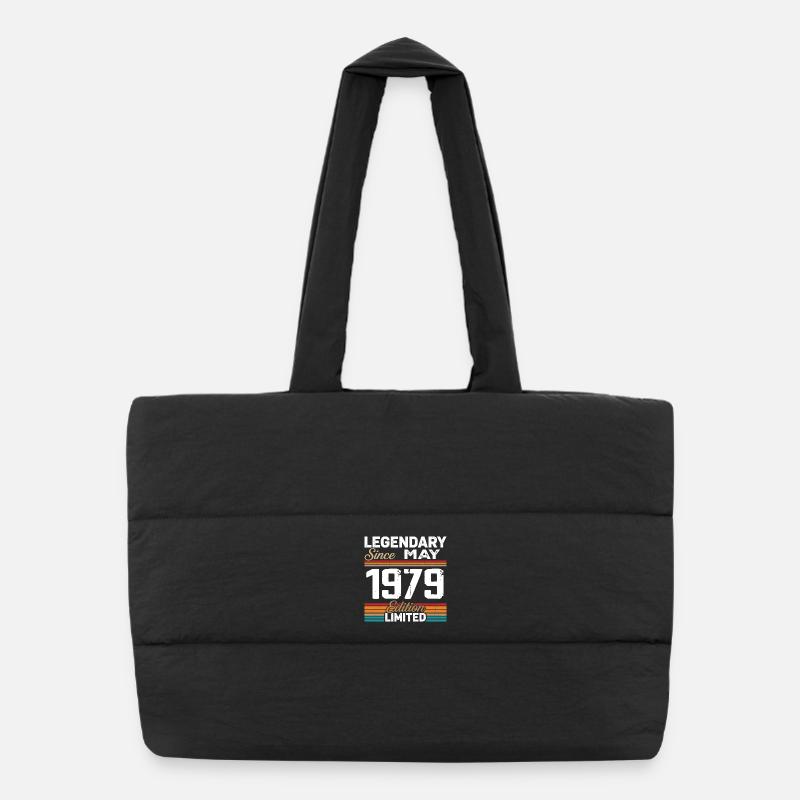May 1979 Vintage May 1979 Retro May 1979 Puffer Shopping Bag