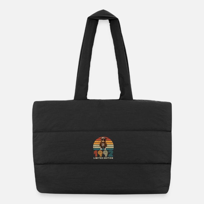1992 édition limitée année de construction anniversaire Vintage Sac shopping matelassé
