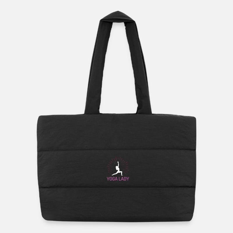 Fille de yoga Sac shopping matelassé