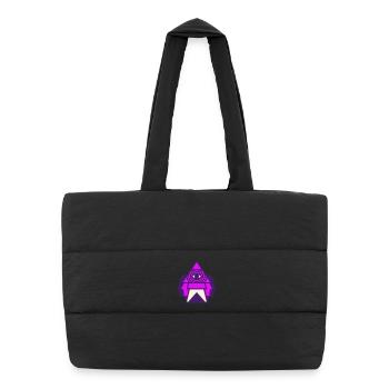 Third Eye Logo - Puffer Shopping Bag - black - Front