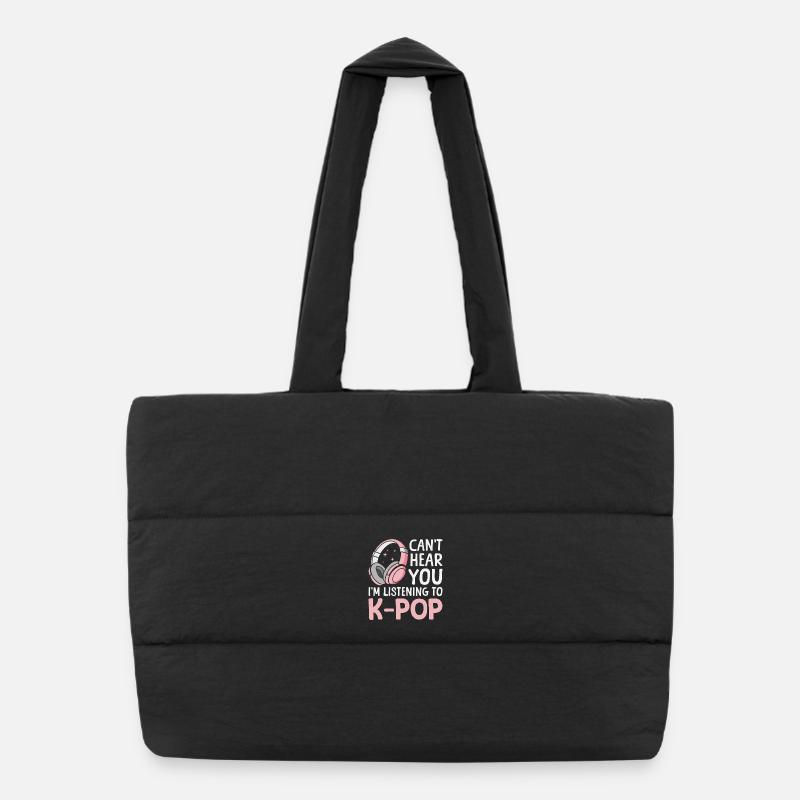 K-Pop Musique pop coréenne Musique pop coréenne Sac shopping matelassé