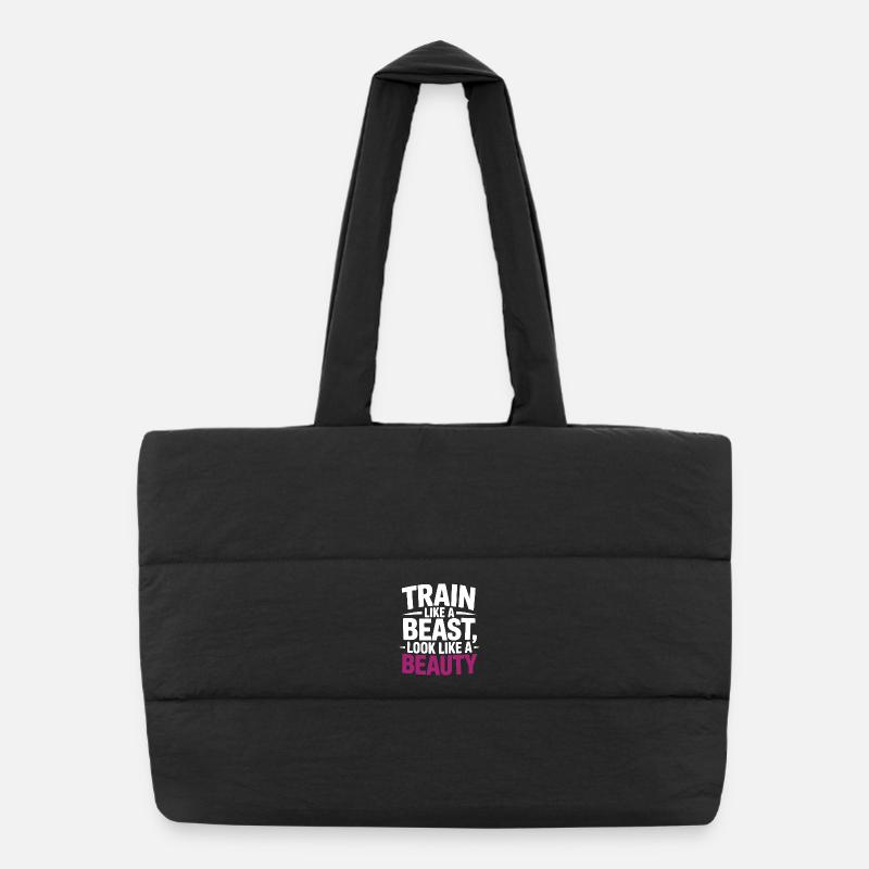 Train like a beast, look like a beauty Puffer Shopping Bag
