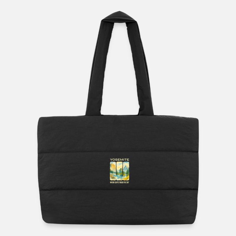 Yosemite: Peaks and Sky Puffer Shopping Bag