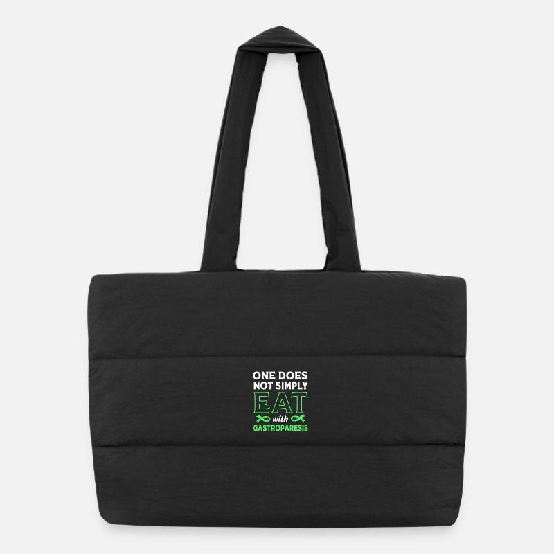 Gastroparesis Puffer Shopping Bag