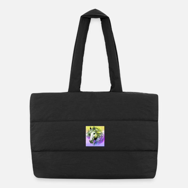 horse Puffer Shopping Bag