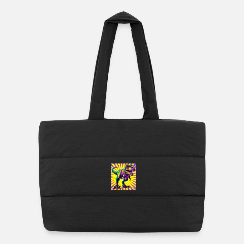 dinosaur Puffer Shopping Bag