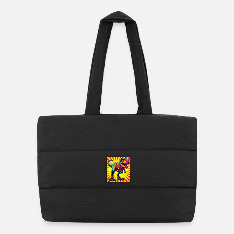 dinosaur Puffer Shopping Bag