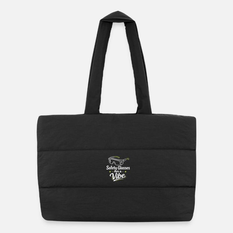 Goggle Vibe | Laboratory Safety Puffer Shopping Bag