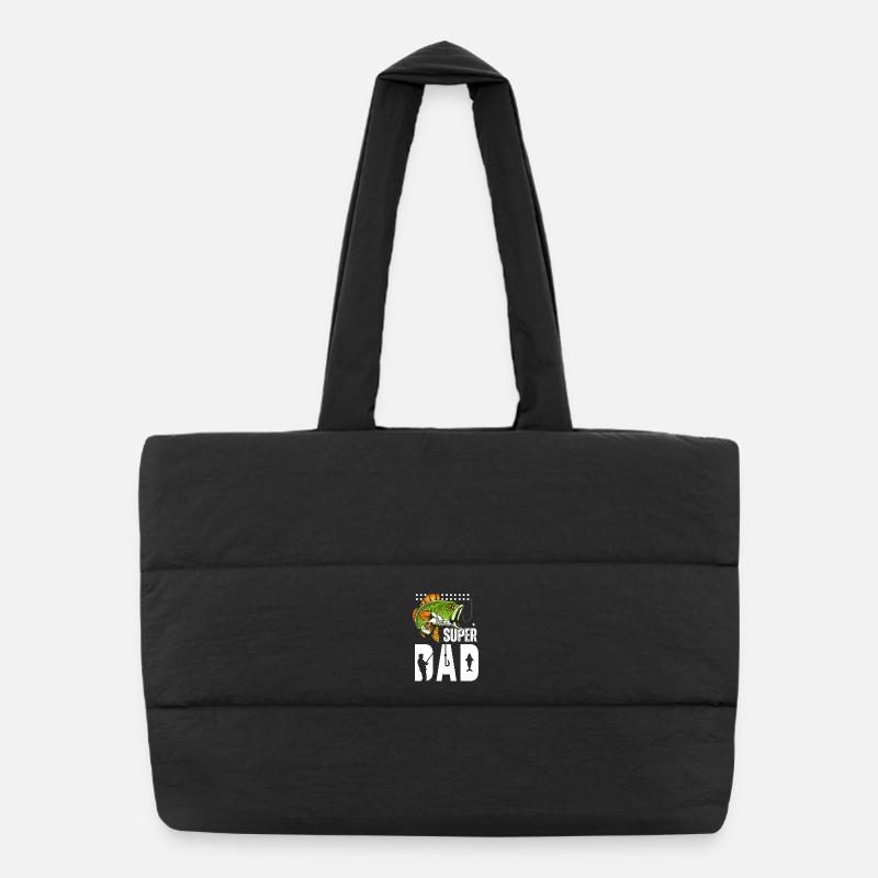 Super Dad Pêche Poisson Géant Sac shopping matelassé