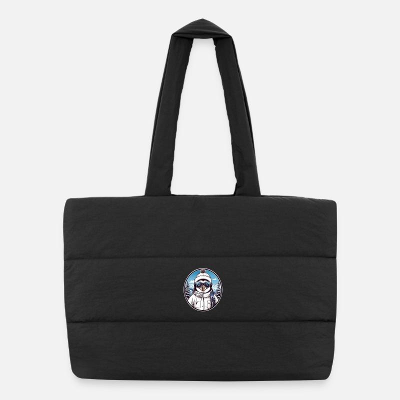 Cute Penguin Puffer Shopping Bag