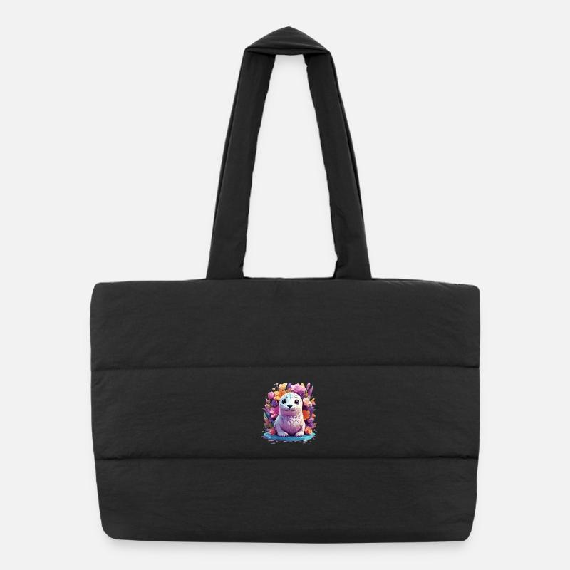 Sceau mignon Sac shopping matelassé