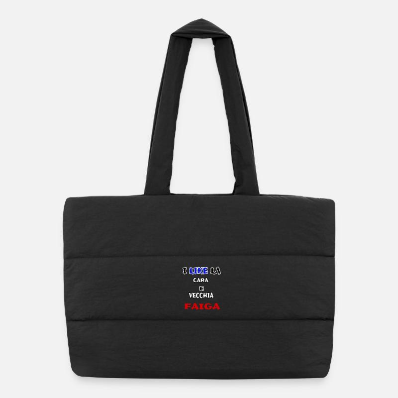 belle chemise CARA E VECCHIA FAIGA jerry calà Sac shopping matelassé