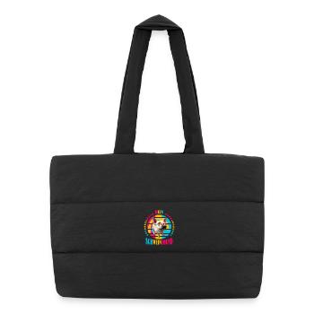 My weaker self - Puffer Shopping Bag - black - Front