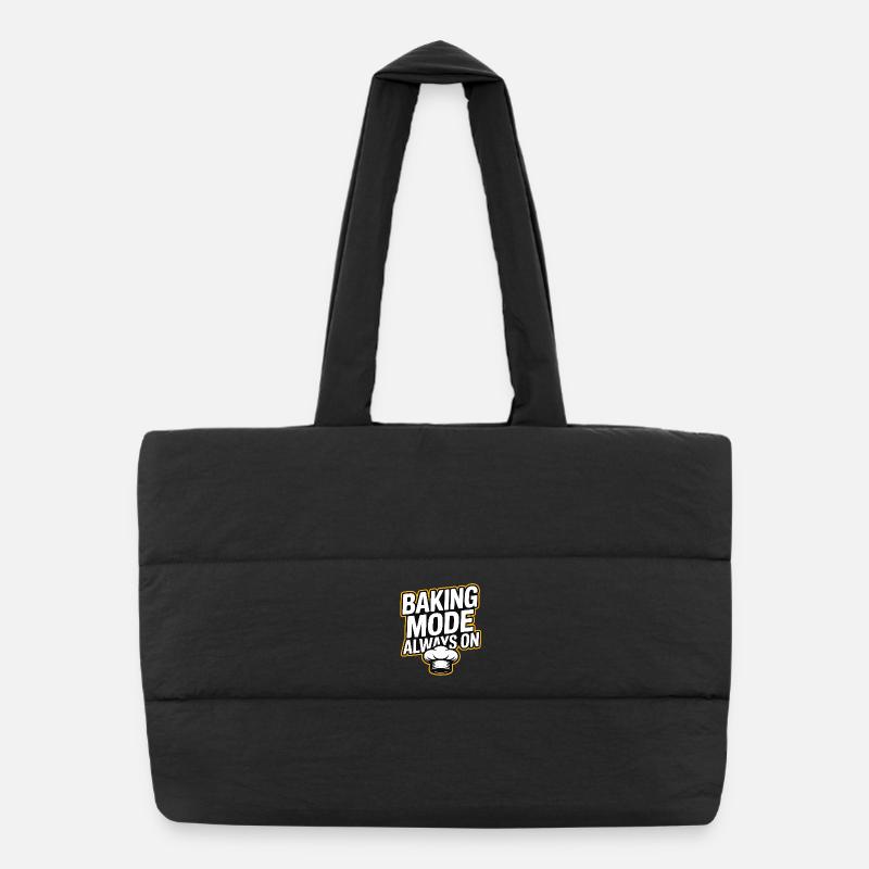 Baking mode always on Puffer Shopping Bag
