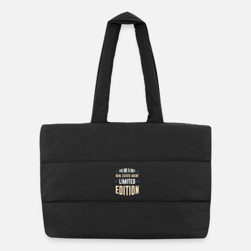 Édition Limitée pour Agent Immobilier Sac shopping matelassé