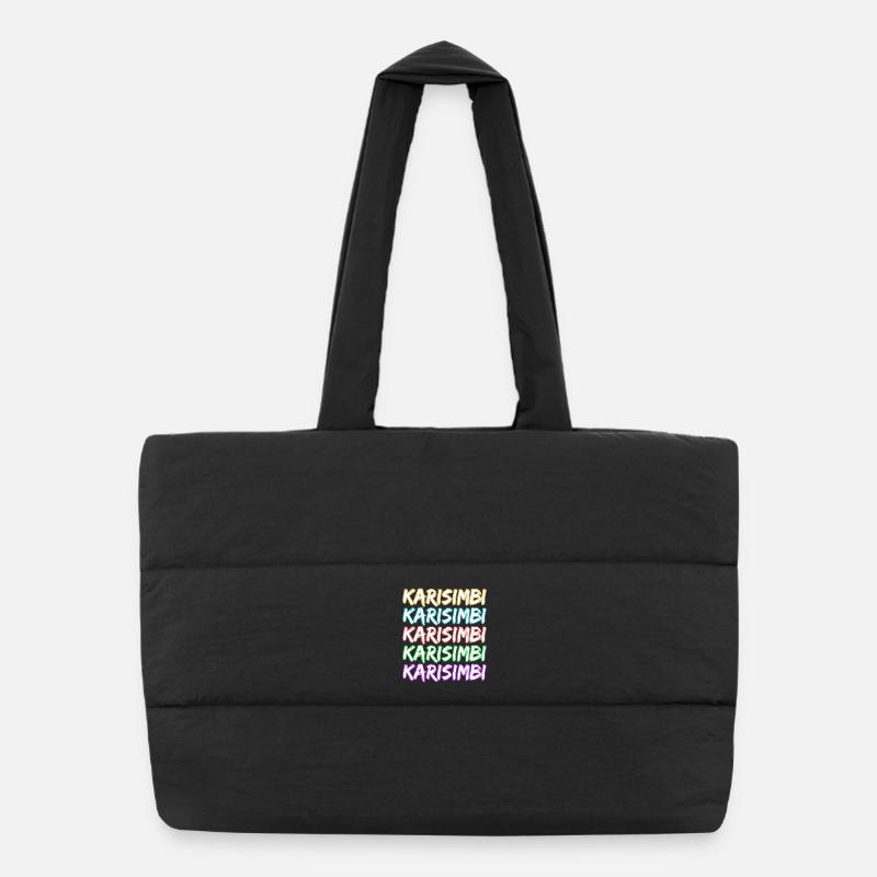 Geschenk für Karisimbi Puffer-Einkaufstasche