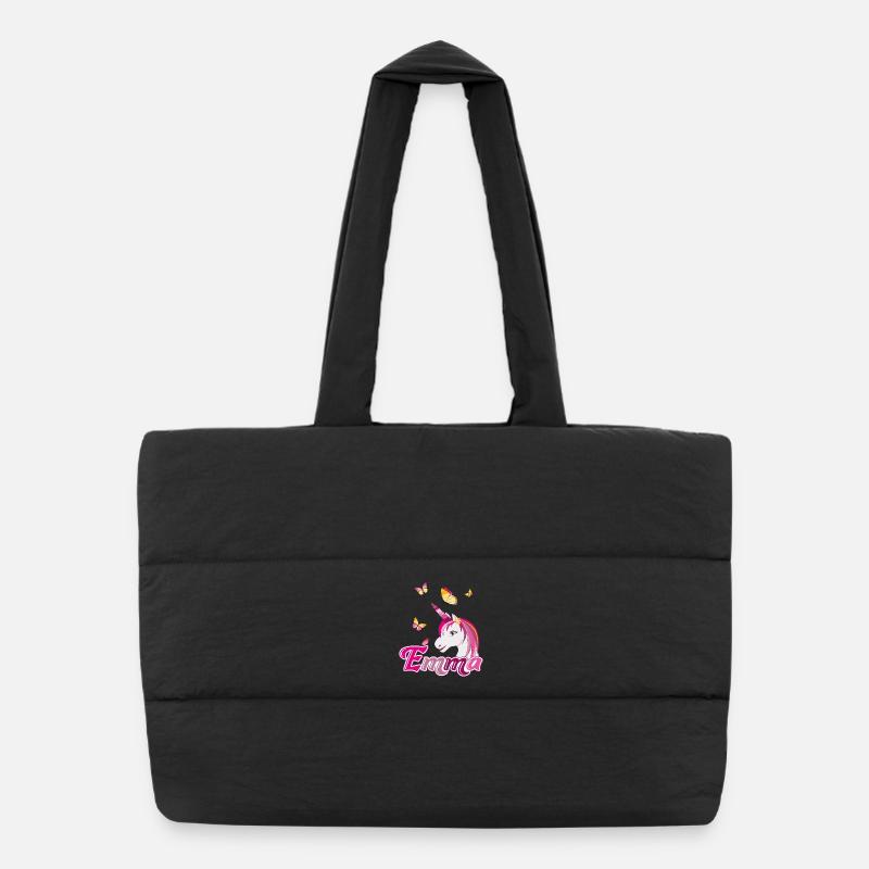 Emma, maiden name, favorite name Puffer Shopping Bag